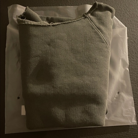 Joah Brown Off-Shoulder green Sweatshirt size small athleisure - Picture 8 of 13